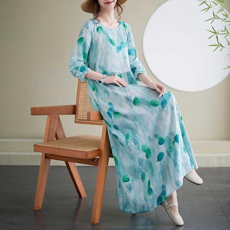 Actual 2025 Early Fall New Floral Dresses