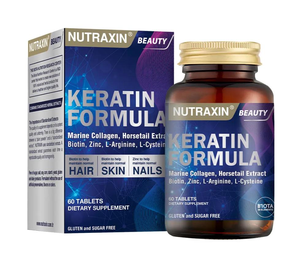 

Nutraxin Keratin Formula 60 Tablets