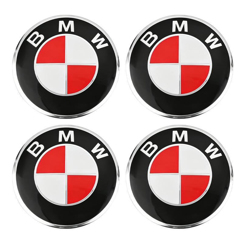 4Pcs 56mm Wheel Center Caps Emblem Badge Interior Sticker Accessories For BMW G80 G06 G07 G42 SD47 G14 G15 G16 F82 F20 F21 F83 M2 M3