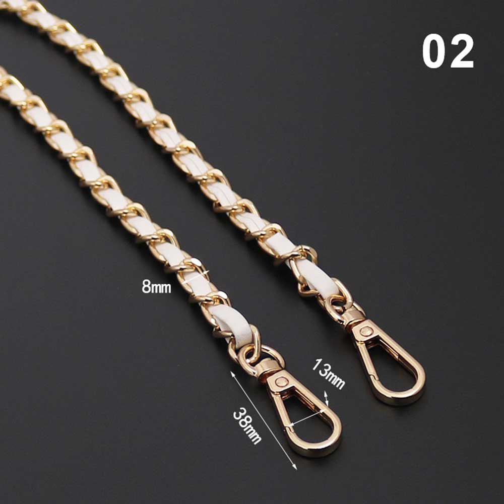 Replaceable Bag Parts Crossbody Bag Belt Metal Purse Strap hardware Bag Chain Leather Bag Strap