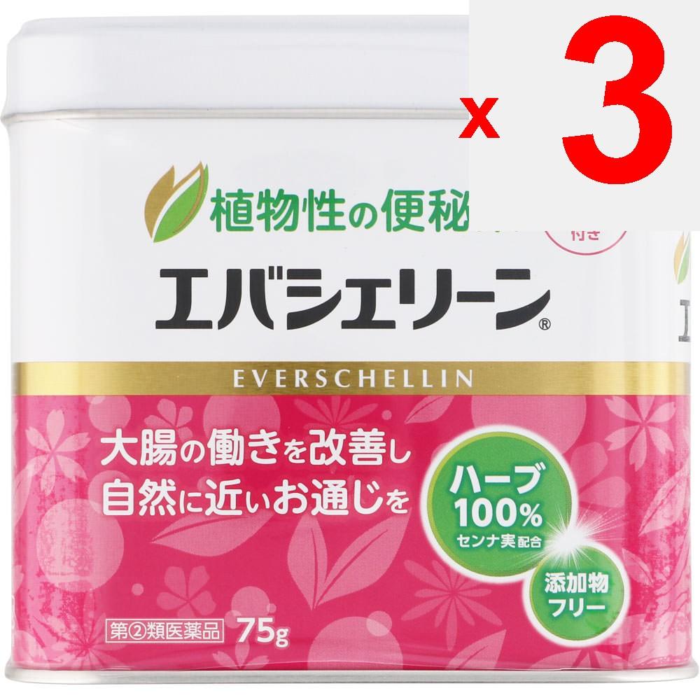Evers Japan Evacherin 75g Herbal Medicine & Kampo Efficacy: - Constipation - Relief of the Following Symptoms Associated with Constipation: Rough Skin
