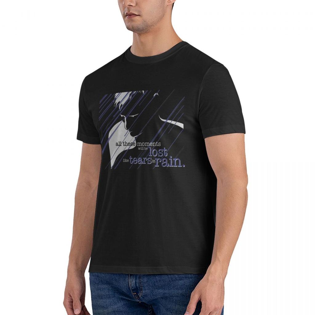 T-shirt Blades Runner 2049 Like Tears In Rain Print Men Tee Shirts Top Y2k Harajuku Tee Tops Street Fashion