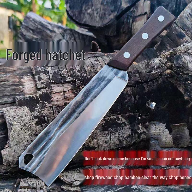 

Кованый вручную марганцевый стальной садовый серп: Идеально для колки и рубки дров