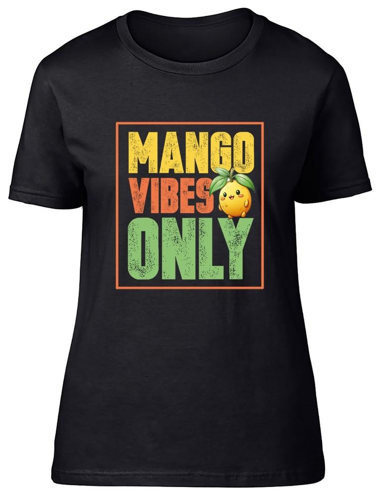 Только Манговые Вайбы Женская Футболка Экзотический Тропический Фрукт Подарок для Женщин L