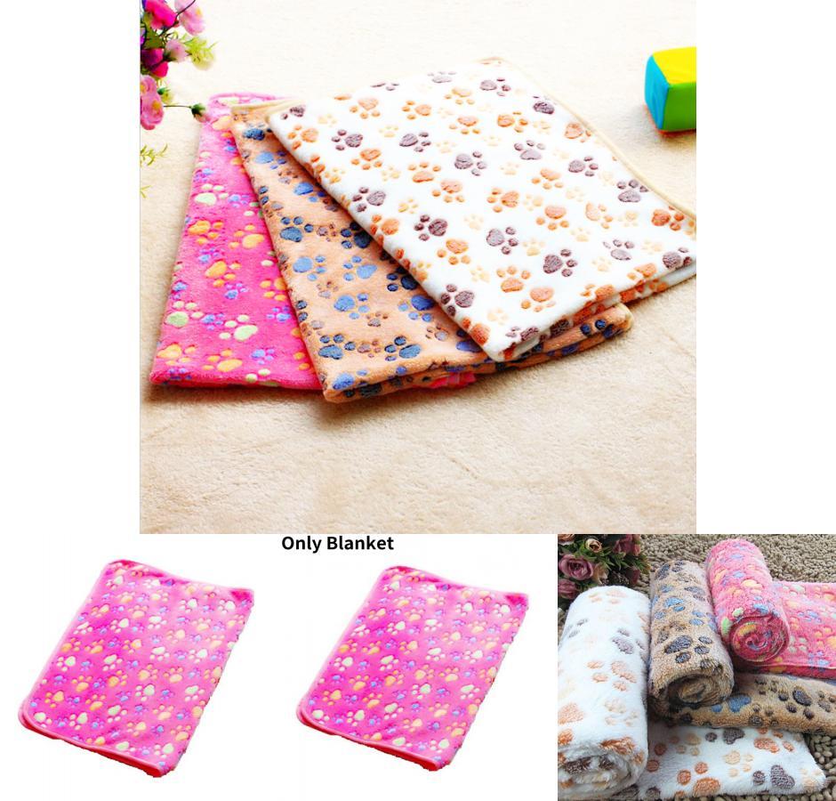 Cozy Plush Pet Blanket For Dogs Available In Multiple Colorful Designs And Sizes