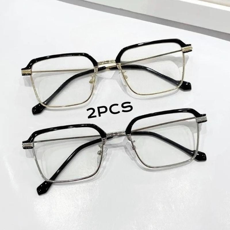 

Модные квадратные очки для чтения для мужчин и женщин, металлические очки с защитой от синего света для пресбиопии, компьютерные очки против усталости от 0 до +4.0 +1.0