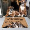 No Need To Knock Husky Doormat 3D Printed My Dog Doormat Non Slip Door Floor Mat Decor Porch Doormat
