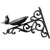 Nordic Styles Cast Iron Bird Feeder Wall Mounted Wild Bird Feeding Station Ornaments For Garden Balcony Yard Decoration P9YB