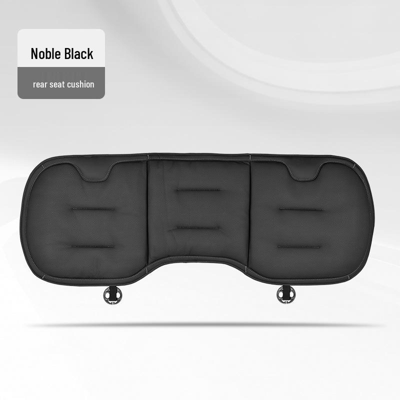 Universal Ventilated Car Seat Cushion for BMW, Mercedes-Benz & Xiaomi - Four Seasons, Lumbar Support, Rear Integrated, Single Driver Seat.