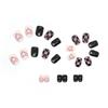 24 Pcs Spice Girl Sweet Cool Ins Wind Wearing Nail Pink Love Impact Black Purple Full Nail Art