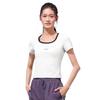 Women's Cotton-Feel Square Neck Sports T-Shirt