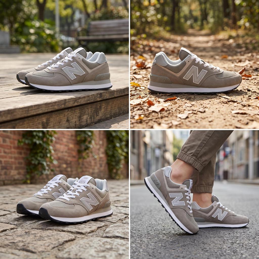 New Balance 574 Core Grigio Bianco Donna Sneakers WL574EVG