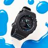Neon Accent Blue G-Shock GA2100-1A2 Watch, Blue,