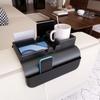 Silicone Sofa Hanging Storage Bag Non-Slip Armrest Cup Holder Durable Couch Mini Table  Snack