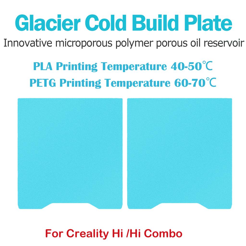 265*265mm Für Creality Hi Build Plate Doppelseitig PEI PEO PET PEY Heizbett Federstahlblech Für Creality Hi Combo