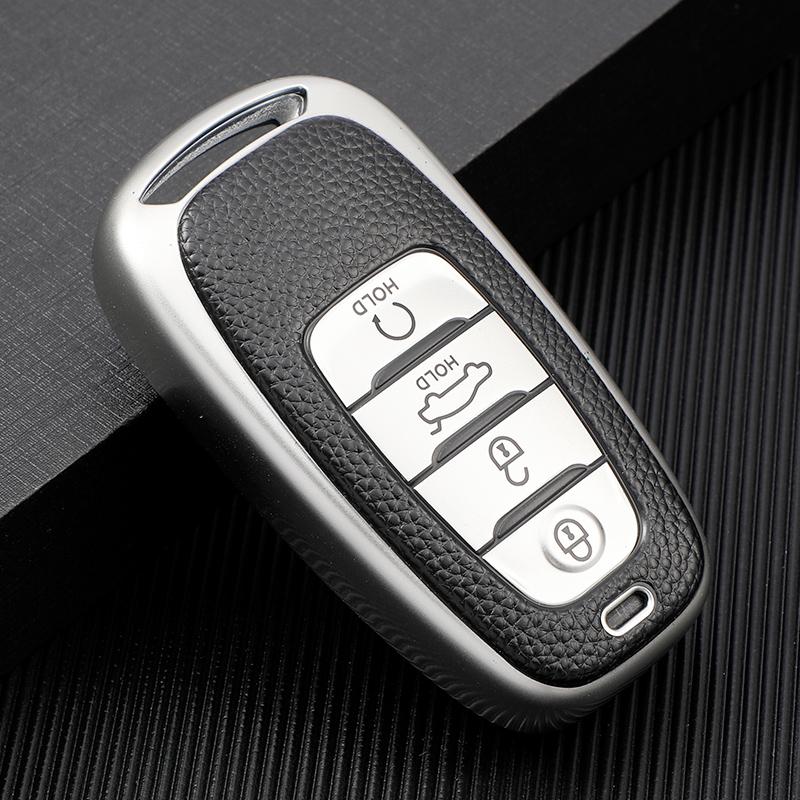 TPU Car Key Cover Skin For FAW Hongqi H5 H9 2020 2026 2026 E-HS9 High-end 2026 Remote Fob Shell Protector Case Auto Accessories