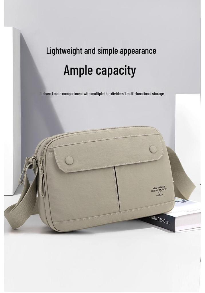 Large Capacity Single-Shoulder Crossbody Bag: Versatile for Commuting, Sports, Outdoor Use, with Multi-functional Phone Pocket and Coin Purse.
