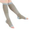 Dacco Maternity Compression Socks, Hot Cut, Nighttime Use, 1 Pair, Made In Japan, General Medical Device, Gray, M-L, 98457