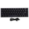 68 Key Wired Mechanical Keyboard RGB Backlight Blue Switch 60percent  Compact Ergonomic Gaming Keyboard for PC Laptop