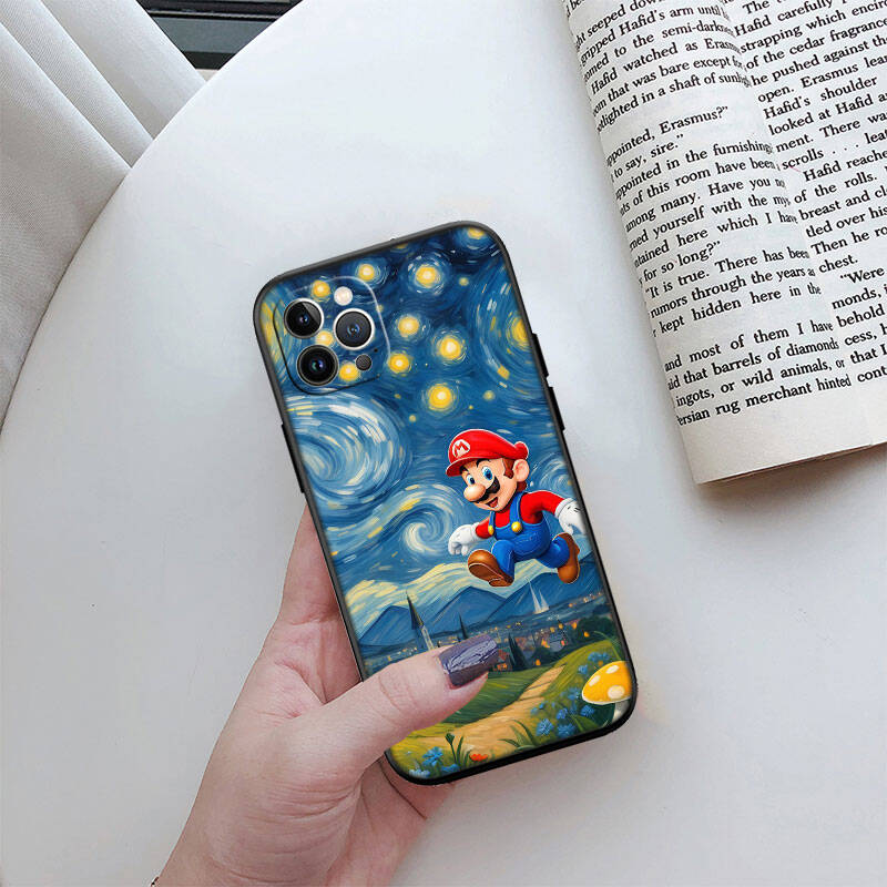 MH85 M-Marios Case for Samsung A06 A35 A25 A24 A15 A05S A05 M55 M35 M15 A02 A12 A13 A10 A16 A20 A30 A22 A31 A32 A33 A42 A50