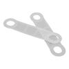 100PCS Clothes Hanger Grips Silicone Anti Slip Clear Clothing Hanger Strips for Home Store Wood Plastic Hangers