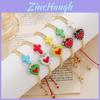 Style Turquoise Cross Heart Beaded Bracelet With Gold Accents For Women