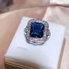 Sapphire Court Hollow Pattern Ring
