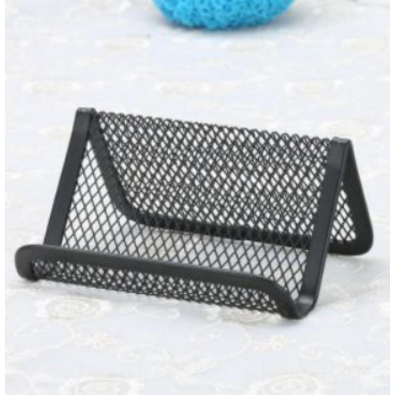 Desktop-Visitenkartenständer, Memohalter, Aufbewahrungsbox, Plastikkarten-Organizer für das Büro, niedliches Schreibtisch-Zubehör