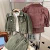 Mädchen Neue Mode Jeansjacke & Rock Zweiteiliges Set - Trendige Herbstbekleidung GC0238