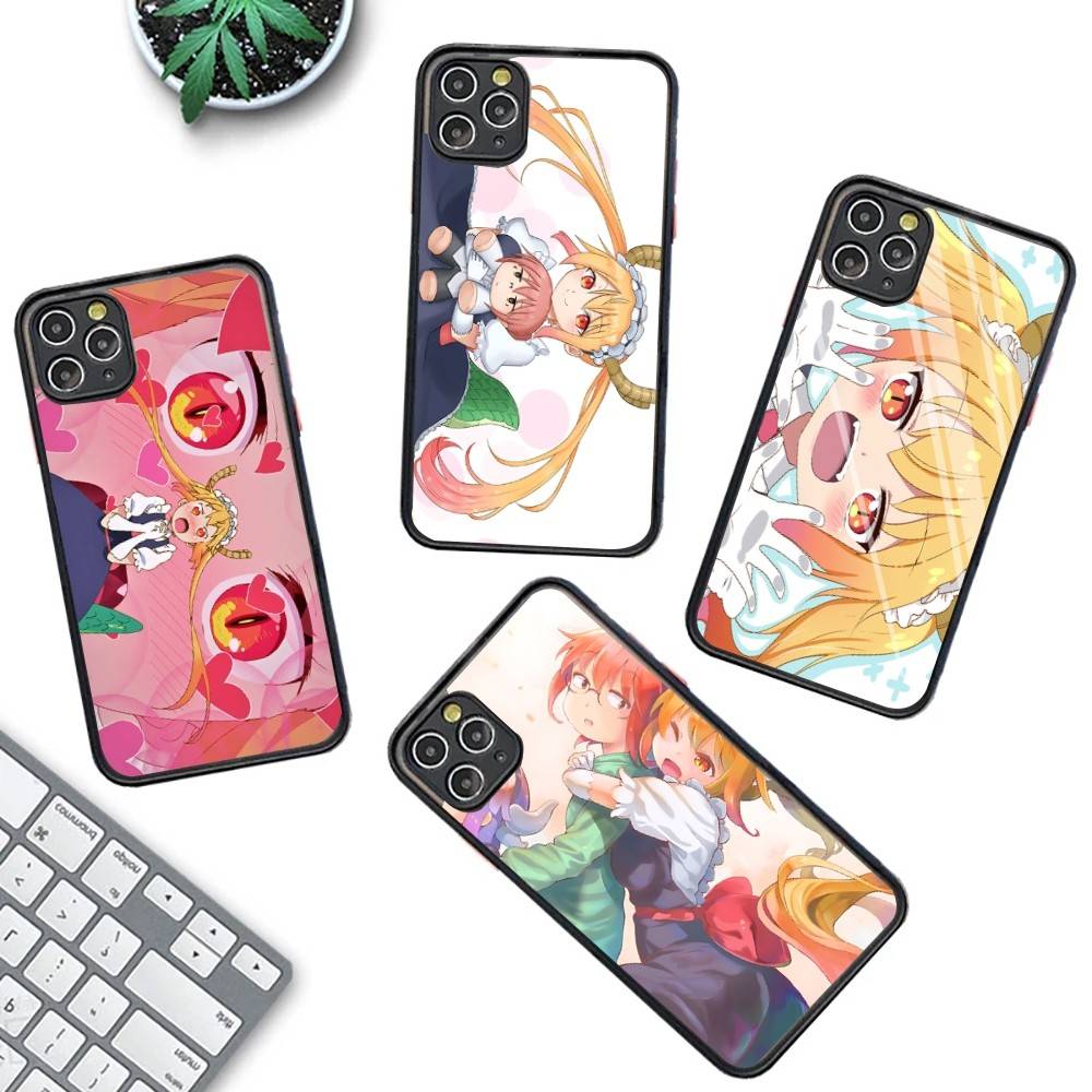 Miss Kobayashi's Dragon Maid Phone Case for iPhone 14 11 12 13 Mini Pro Max 8 7 Plus X XR XS MAX Translucent Matte Cover