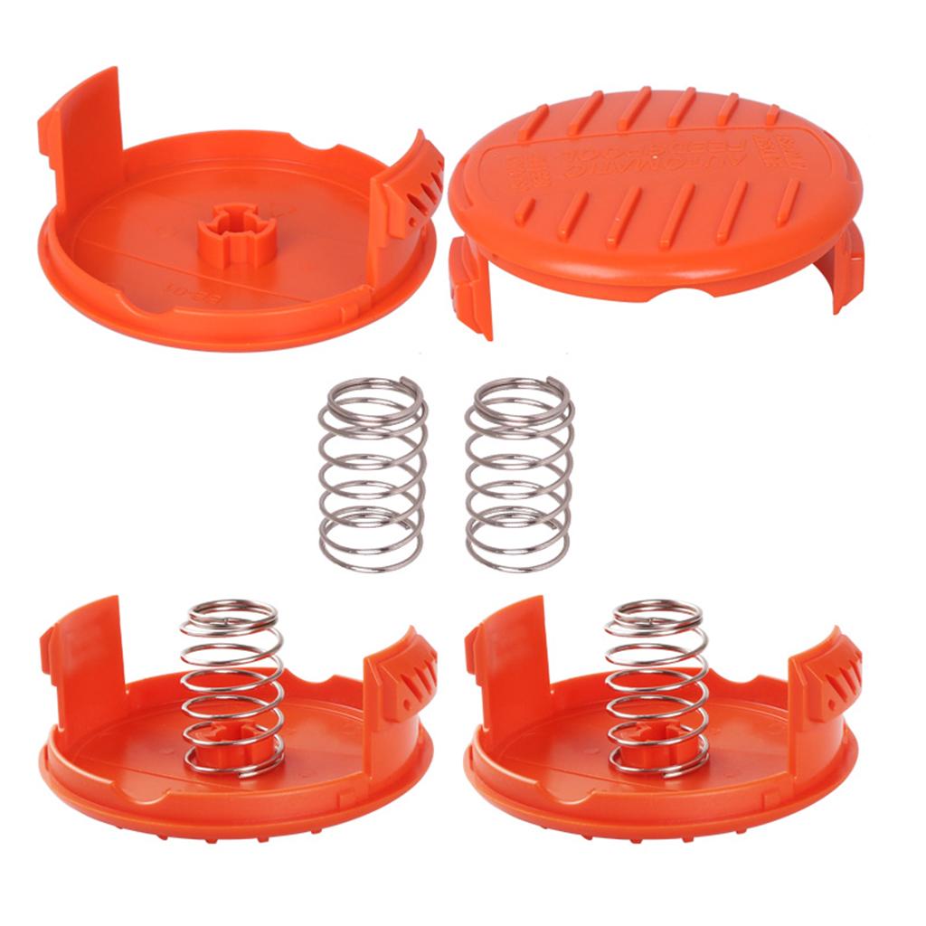 Grass Trimmer Spool Cover Spring Set For AFS Trimmer GH600 NST2018 Spool Cap Covers And Spring Garden Tool