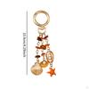 Beach Keychain Bag Pendant Creative Ornament Funny Unique Women Girls Car Keyring Key Chain for