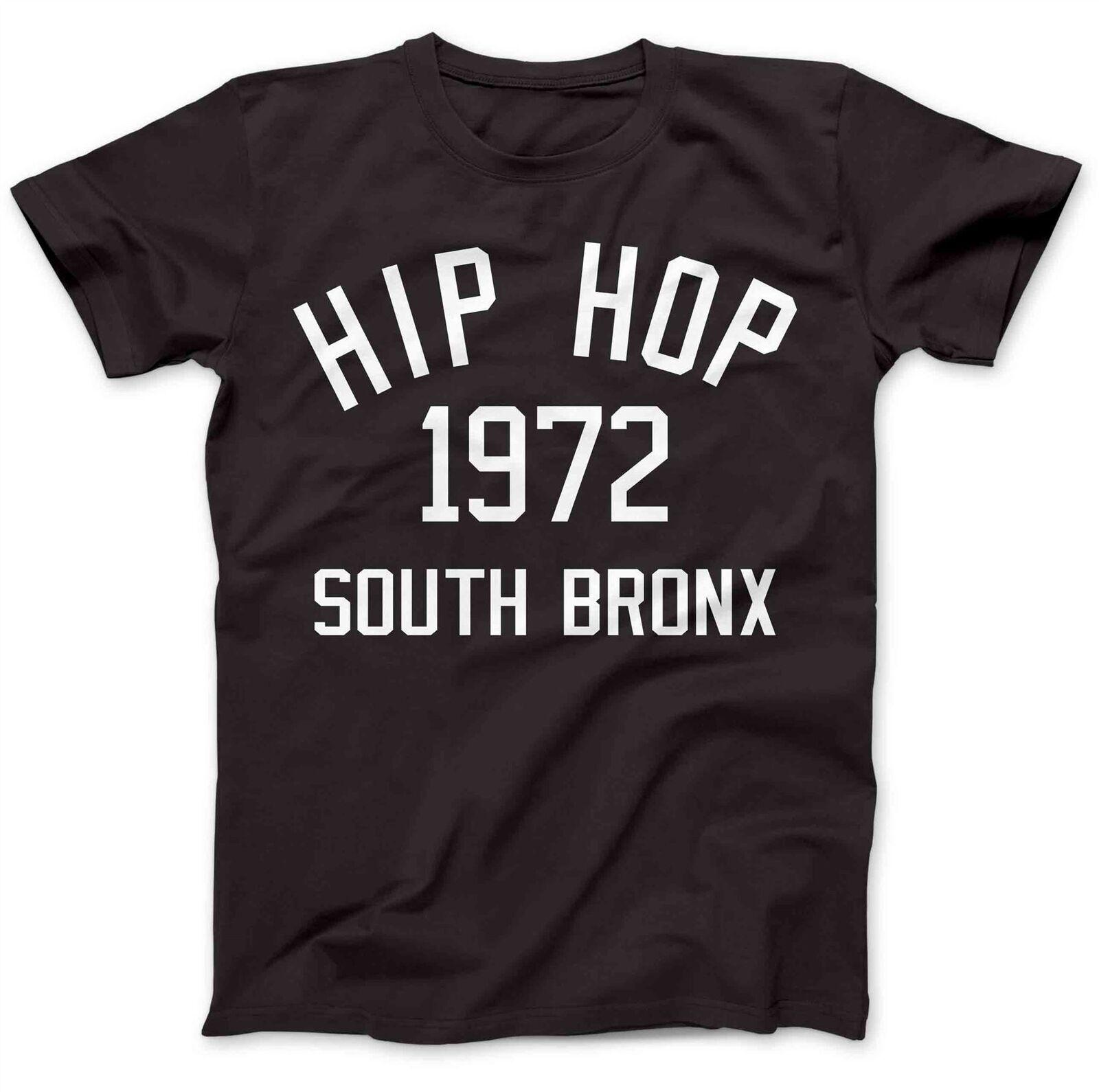 

New Hip Hop Music Bronx 1972 T-Shirt 100% Premium Cotton Rap Grandmaster Flash 5XL різнокольоровий