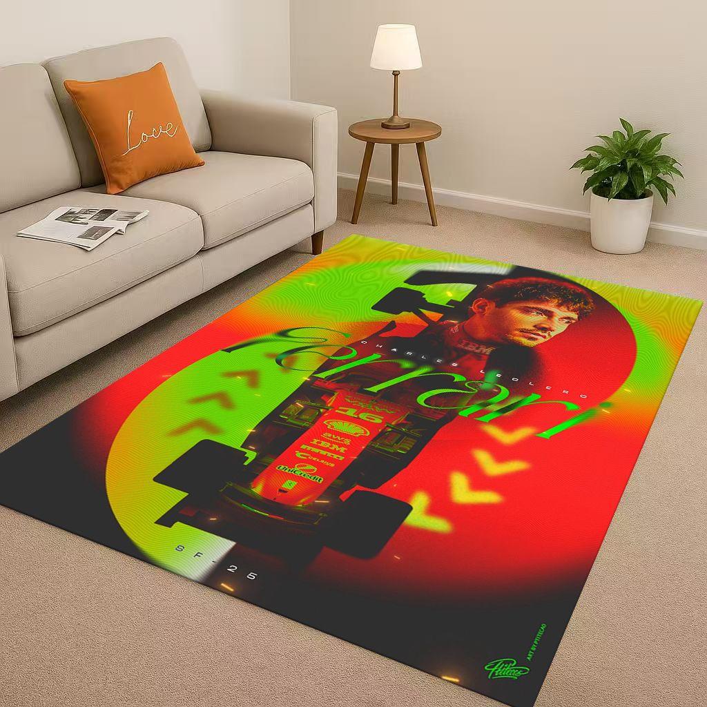 27 Style Racing Car Racer Driver Star Living Room Non-Slip Area Rug Carpet for Bedroom Playroom Sofa,Home Decor Doormat Kids