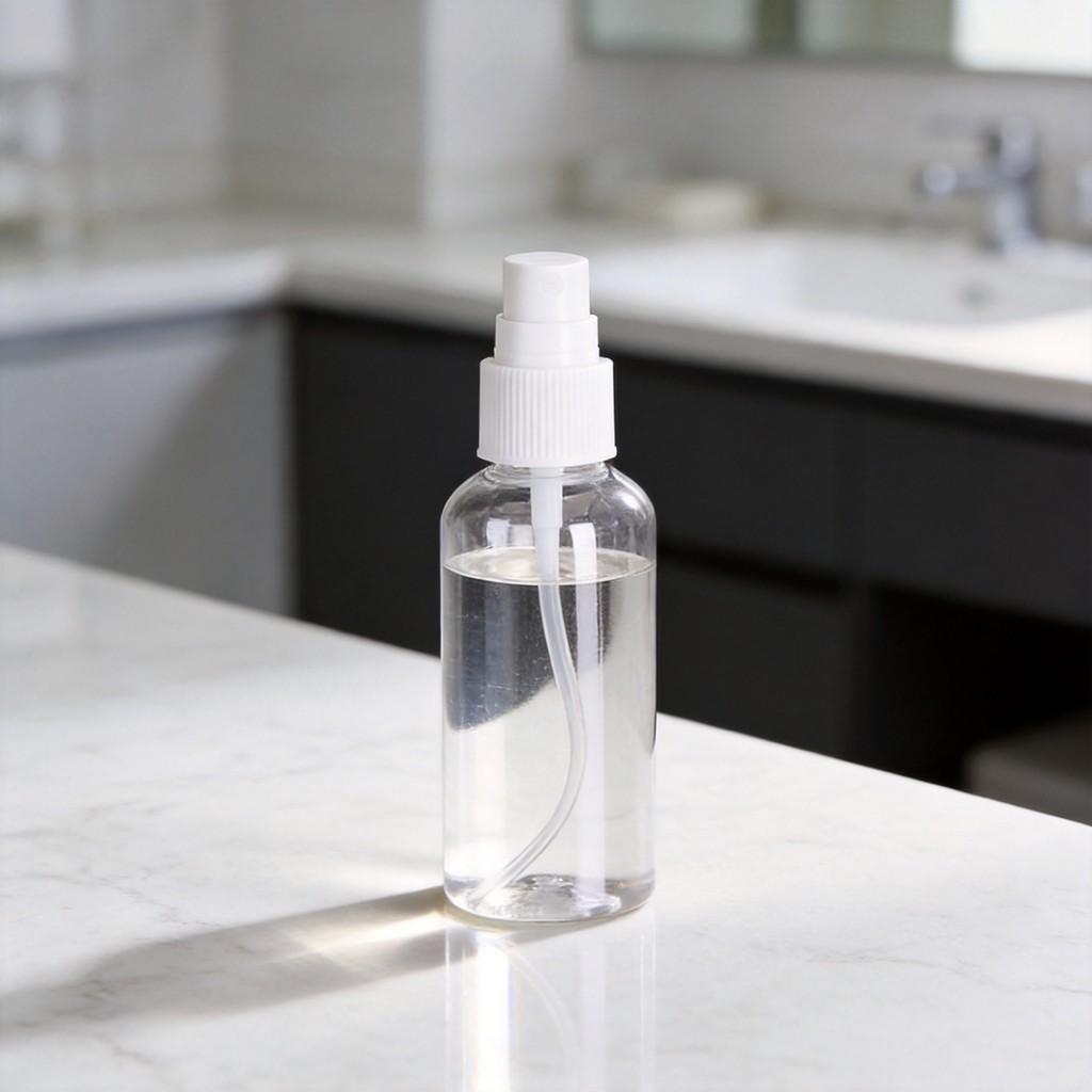Transparent Pet Spray Bottle With Press Down Nozzle For Hand Sanitizer And Cosmetics