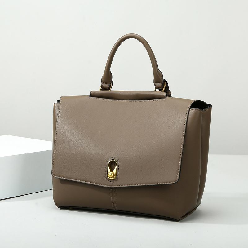 

Handbag, High-end and Fashionable, Commuting Women s Bag, Simple and Versatile, Super Fiber Leather Bag, Women s Large Capacity Tote Bag хаки