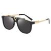 Large Frame Sunglasses Men'S Mascot Contrasting Color Glasses Legs Sunglasses Men'S Tide Z0936E