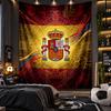 Wall Hanging Tapestry Spain Football Print Cloth for Living Room Bedroom Home Decor