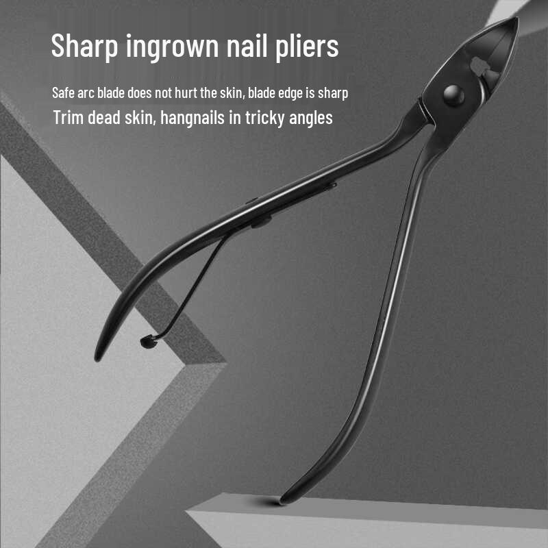 Nail Care Set: Clippers, Tweezers, Foot Knife, Ear Pick for Men & Women