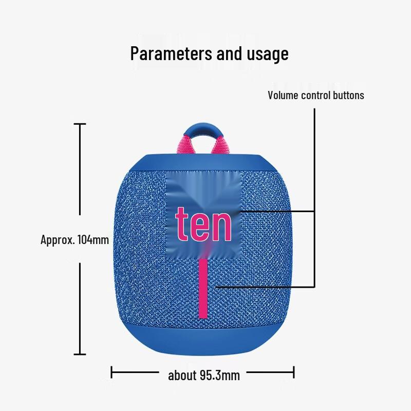 Logitech UE WONDERBOOM 3 Portable Bluetooth Speaker (CN Version)