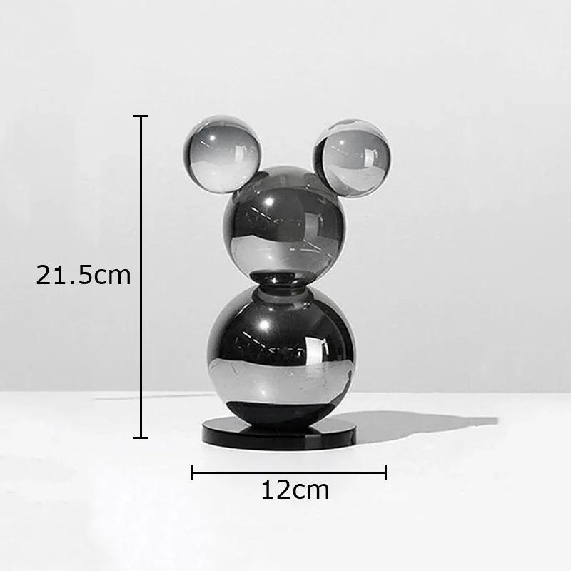 Creative Spherical Geometry Ornaments Crystal Ball Stacking Crafts Desk Decoration Abstract Artwork Statue Room Aesthetic Decor