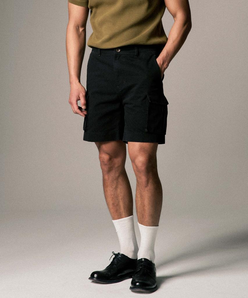 HEYSTE Vintage Cargo Twill Shorts Dark Gray