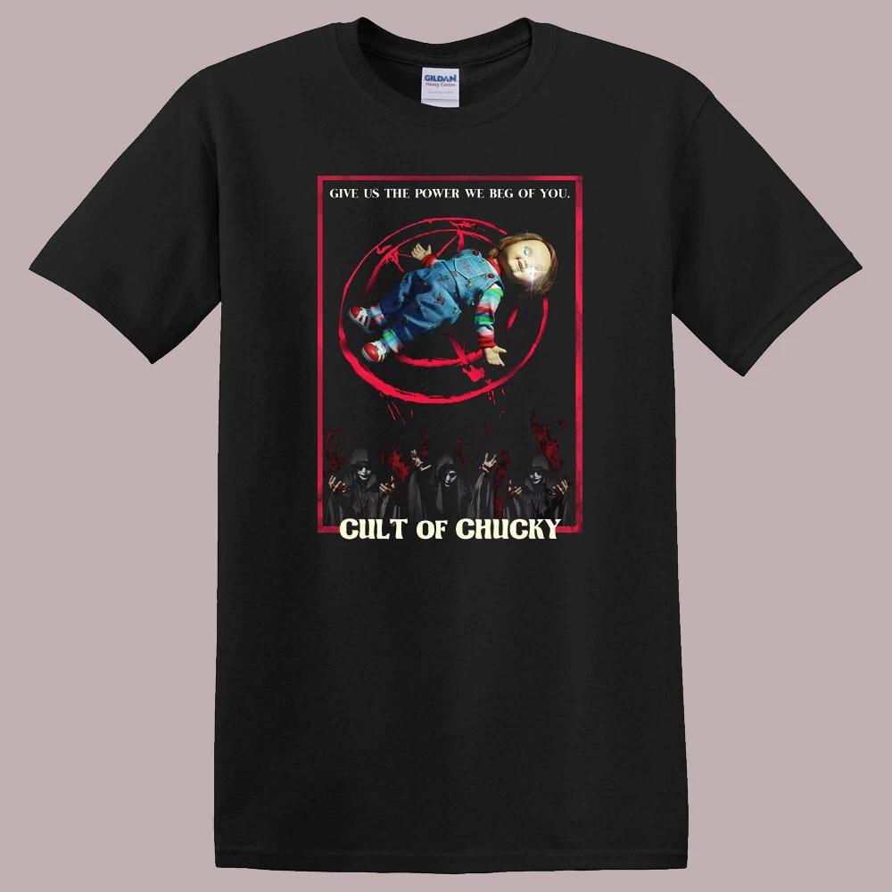 Chucky Cult of Chucky Black T-Shirt Tee Top Unisex S