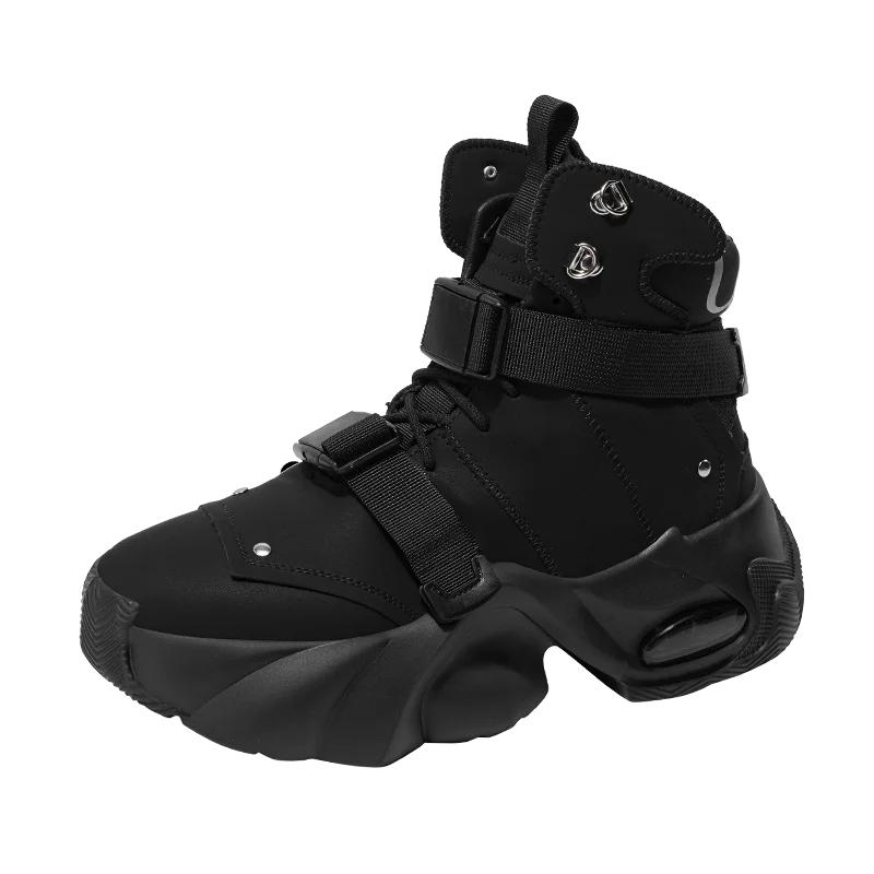 Men's Shoe Free Delivery Shoes High Heel Ankle Boots Brown Boot Genuine Leather Men's Motorcycle Boots Work Safety Shoes Mens &