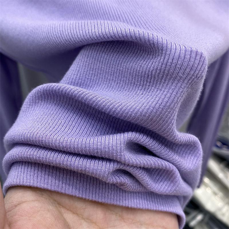 European O-neck Solid Color Long Sleeve T-shirt  Spring New Fashionable Versatile Elastic Bottom Shirt Top
