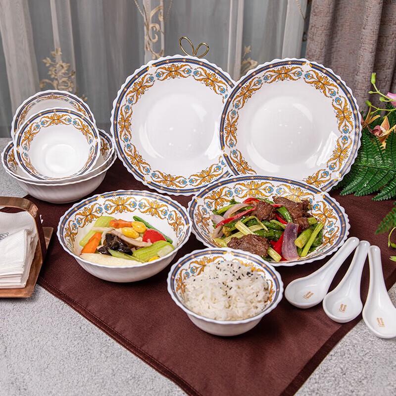 Corelle Ice Brew Madame de Pompadour 12-Piece Dinner Set