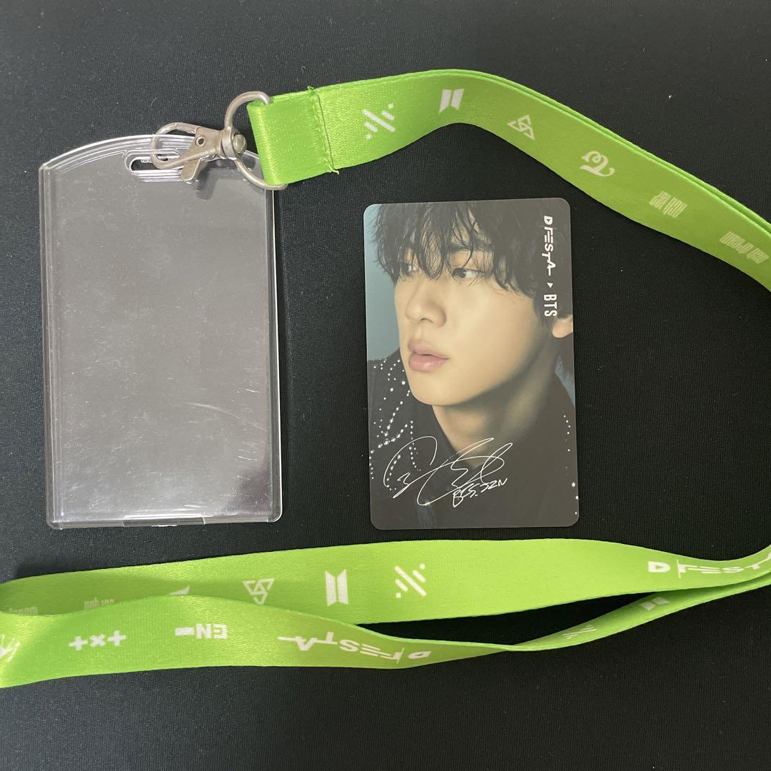 

[USED] BTS Jin Trading Card DFESTA Admission Bonus Trading Card with Case