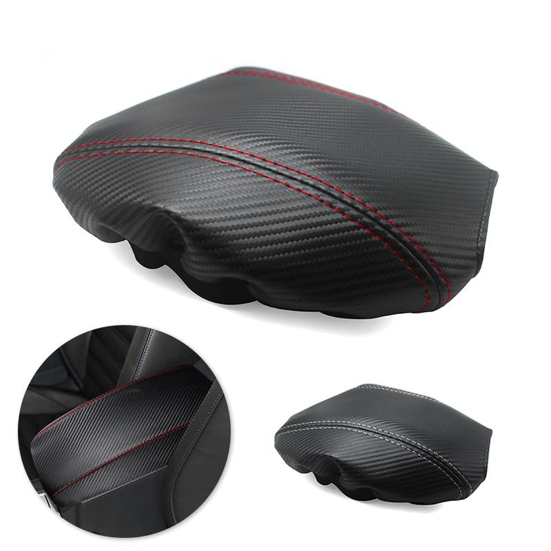 

Для VW Passat 2010 2011 2012 2013 2014 2015 Автомобильные аксессуары Интерьер Центральный подлокотник Крышка коробки из углеродистой текстуры кожи