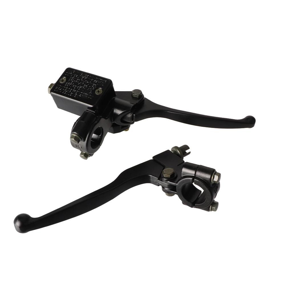 Motorcycle Brake Pump Right Master Cylinder Hydraulic Brake Lever Left Clutch handle For Dirt Pit Bike ATV Quad Moped Scooter