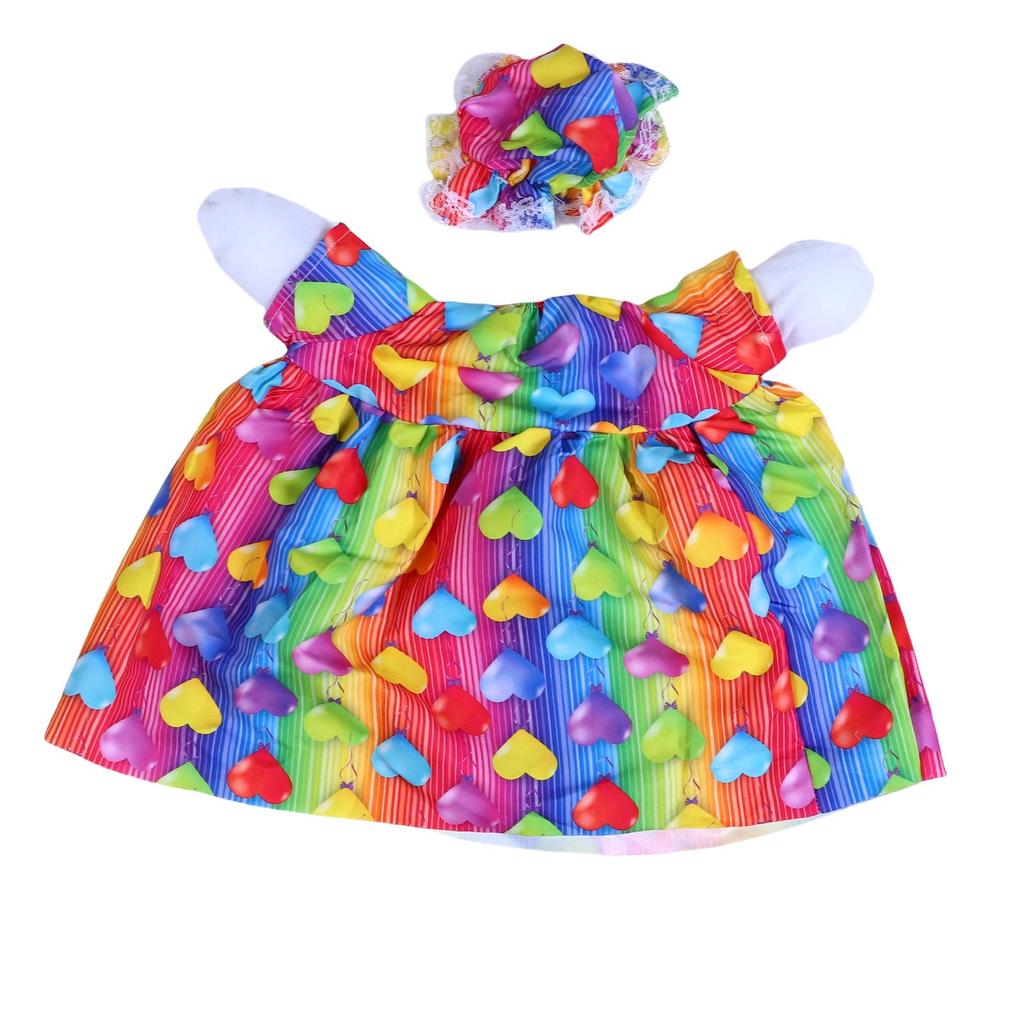 Summer Porch Goose Outfit Lovely Dots Cute and Fun Porch Goose Clothes Costume for Outdoor Yard Lawn Garden Patio Decor